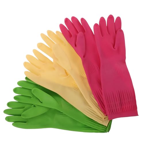 BCOATH 3 Pares De Guantes De Limpieza Reutilizables Guantes Largos Para Limpieza Para Mujer Para Mujer
