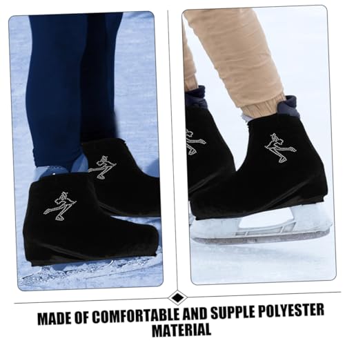 KITANDOVE 1 Par capas de skate Acessório de patinação Patins tampas de botas de rolo capas de sapato