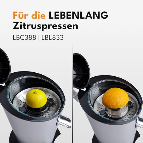 LEBENLANG 2x Ersatzkegel - BPA-Frei & Stabil - Passend für LBC388 Zitruspresse