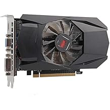 Game Graphics Card HD7670 1GB 128bit DDR5 Graphics Card Gaming Graphics Display Video Card with Cooling Fan Profesional Computer Components, 650MHz Core Frequency, default