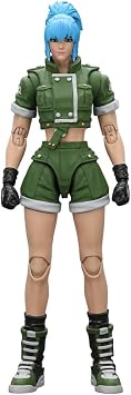 JOYTOY KOF98UM Ikari Warriors Team Leona Heidern 1/18 Action Figure Series Model Mecha Collector Characters