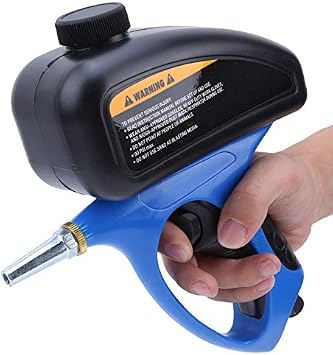 lyrlody Pneumatic Sandblaster, Handheld Pneumatic Sand Blasting Machine Professional Anti-Rust Sandblaster Mini Air Sandblaster Tools for Normal Sand Black Steel Diamond Glass Beads