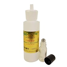 Premium Perfume Oil IMPRESSION Compatible with Millesime* Bulk Designer Type Oil; 4oz HDPE Bottle with Flip Top and a 5ml Glass Roller Bottle