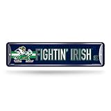 Rico Industries NCAA Notre Dame Fighting Irish - ND Metal Street Sign