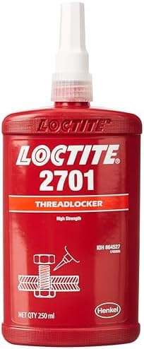 Loctite 2701-250ml, Threadlocker, Green, High strength, prevention of ...