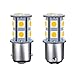 Grv Ba15d 1142 1076 1176 High Bright Car LED Bulb 13-5050SMD AC/DC12V 24V 28V Warm White Pack of 2
