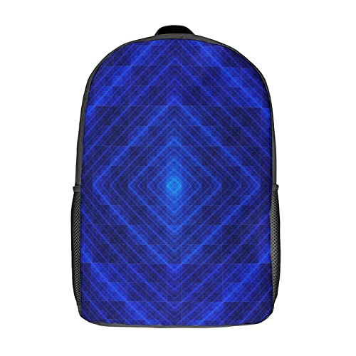 Cartable décontracté bleu grand format pour étudiant et lycéen actif