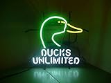 Queen Sense 24'x20' Duck Unlimited Neon Sign Light Man Cave Bar Pub Beer Gift Neon Lamp AMF093