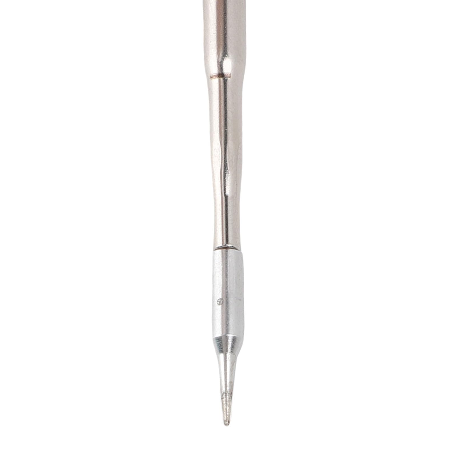 C210 Souder en Fer Tive pour JBC Sugo Aifen Quick T210 T26 A9 Station de Soudage, 3PCS Cutter Shaped + Pointu + Bent Tip Remplacement avec Boîte de Rangement