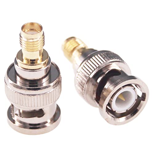 Adaptador BNC Macho a SMA Hembra RF Coaxial 5pcs miniatura 3