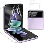 [2 Pack] High Definition Hydrogel Screen Protector for Samsung Galaxy Z Flip3 / Samsung Galaxy Z Flip 3, Upgraded High Sensitivity Non-breakable Flexible TPU Screen Protector(No Tempered Glass)