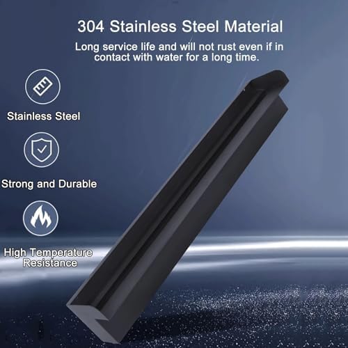 Stainless Steel Waterfall Spillway Fountain - 30cm Indoor/Outdoor Garden Pool Decor for Backyard, Modern Water Feature, Elegant Landscaping, Durable and Stylish