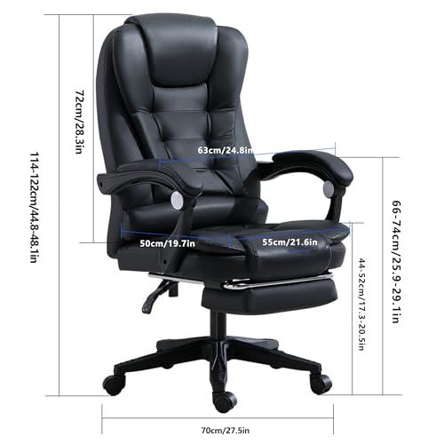 Chaise de bureau ergonomique réglable contre le mal de dos à la maison - 3