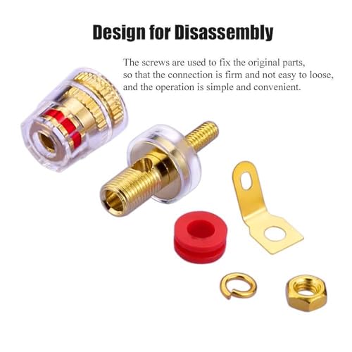 Conector de enchufe banana de 33mm con rosca mecánica de alta precisión 3