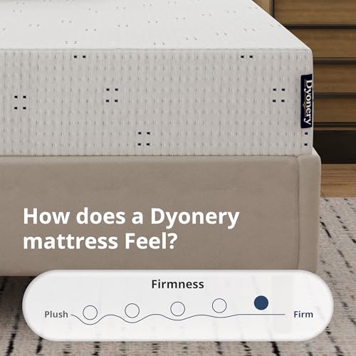 Image of Dyonery Twin Mattress 8 Inch Gel Memory Foam Mattress in a Box, Cooling Sleep & Pressure Relief, Fiberglass Free, CertiPUR-US Certified Foam, Firm Support
