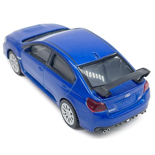 Modelo escala 1:43 2020 Impreza WRX STI azul miniatura 6
