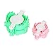 Fheaven 2PCS 5cm / 7cm Heart Shape Pompom Maker Fluff Ball Weaver Loom Craft