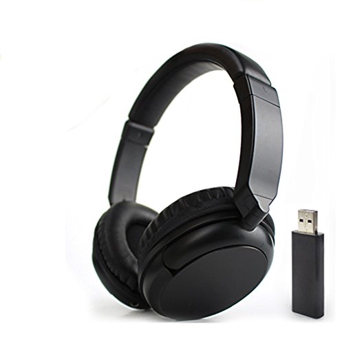 ATC Comfortable Hi-fi Stereo Over-Ear Wireless FM 3.5mm Audio Multifunction TV Headphones Headset