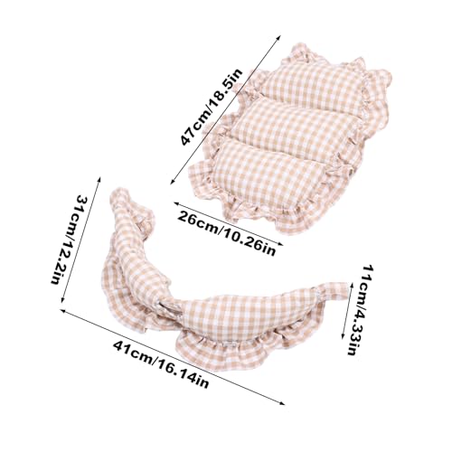 Coussin pour poussette de chien doux anti-vent et lavable pour le voyage - 4