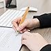 BEILUNER Luxury Bamboo Wooden Ballpoint Pen Writing Set - Elegant Fancy Nice Gift Pen Set for Signature Executive Business Office Supplies - Gift Boxed with Extra Refills (Black)