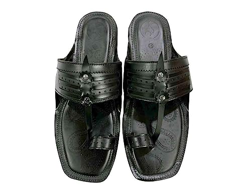 Image of Men's Kolhapuri Chappals Ethnic Slippers For Men Traditional Kolhapuri Sandals Casual Flip Flops For Men