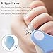 Yeeeasy Baby Nail Clippers Kit Baby Grooming Set with Nail Clippers, Scissors, Nail File & Tweezers Baby Care Kit Fingernail Cutter for Baby,Newborn,Infant,Toddler,Kid(Blue)