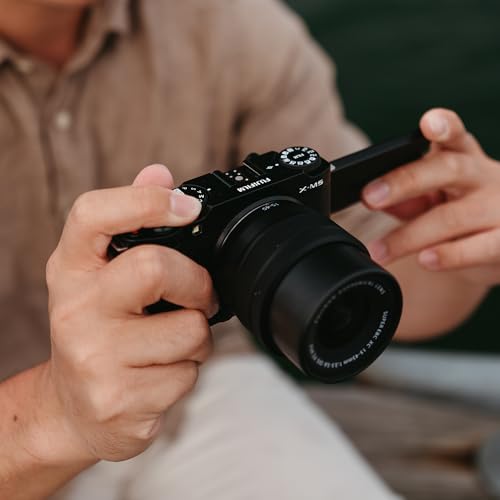Image of Fujifilm X-M5 26.1MP APS-C X-Trans CMOS 4 with 15-45 f /3.5-5.6 Lens|Retro Style mirrorless Compact Travel Camera|6.2k vlogging|High Speed Recording FHD 240fps|Advance AF for Street /Lifestyle - Black