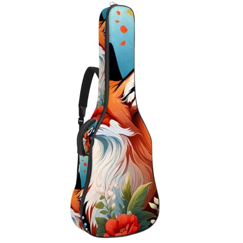 Sac pour guitare étanche et fleuri pour transporter votre musique partout avec style