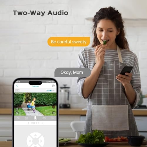 LEMNOI 4G LTE IP Caméra de Surveillance Solaire Extérieure avec Carte SIM Préinstallé, 360° Rotation, PIR Détection de Mouvement, 2K Vision Nocturne, Audio Bidirectionnel, Etanche IP66 – vue 6