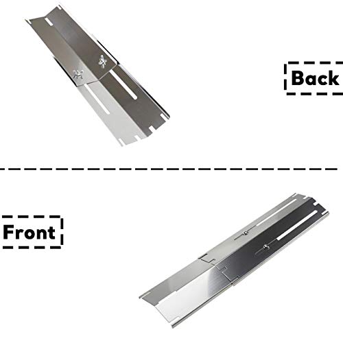 image for Uniflasy Universal Adjustable Stainless Steel Heat Plate Shield, Heat 