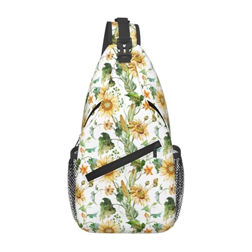 Sac de poitrine tournesol : la solution légère anti-encombrement pour sport et voyage