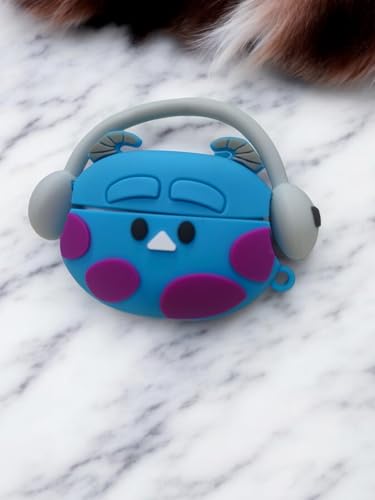 Image of SE HUB Airpods Pro 2 Case Cover for 2Nd Generation Shock Proof 360-degree Protection Case 3D Design Cover Soft Skin Silicone Compatible 3D Design Headphones Case (Instagram)- Avocado