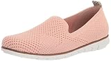 WHITE MOUNTAIN Shoes Belief Women's Comfort Sneaker Flat, Blush/Fabric, 6.5 M