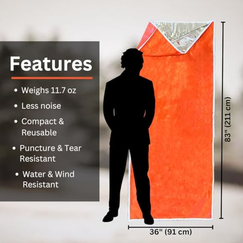 Emergency Zone Multilayer Reflective Sleeping Bag/Bivy Sack with HeatStore (japan import) – Bild 5