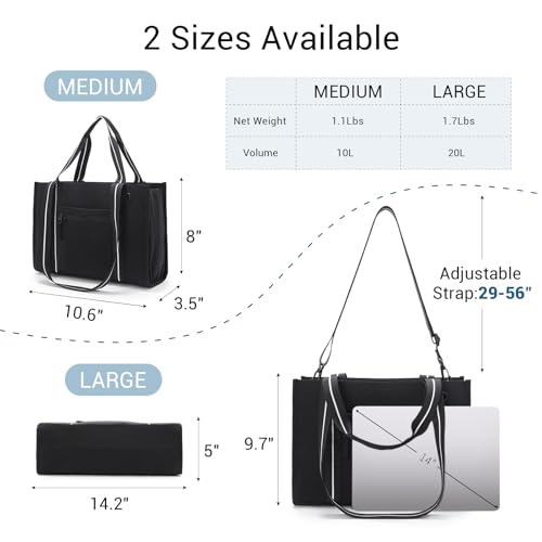 Bolso Tote ACUARIO para mujer con bolsillos miniatura 4