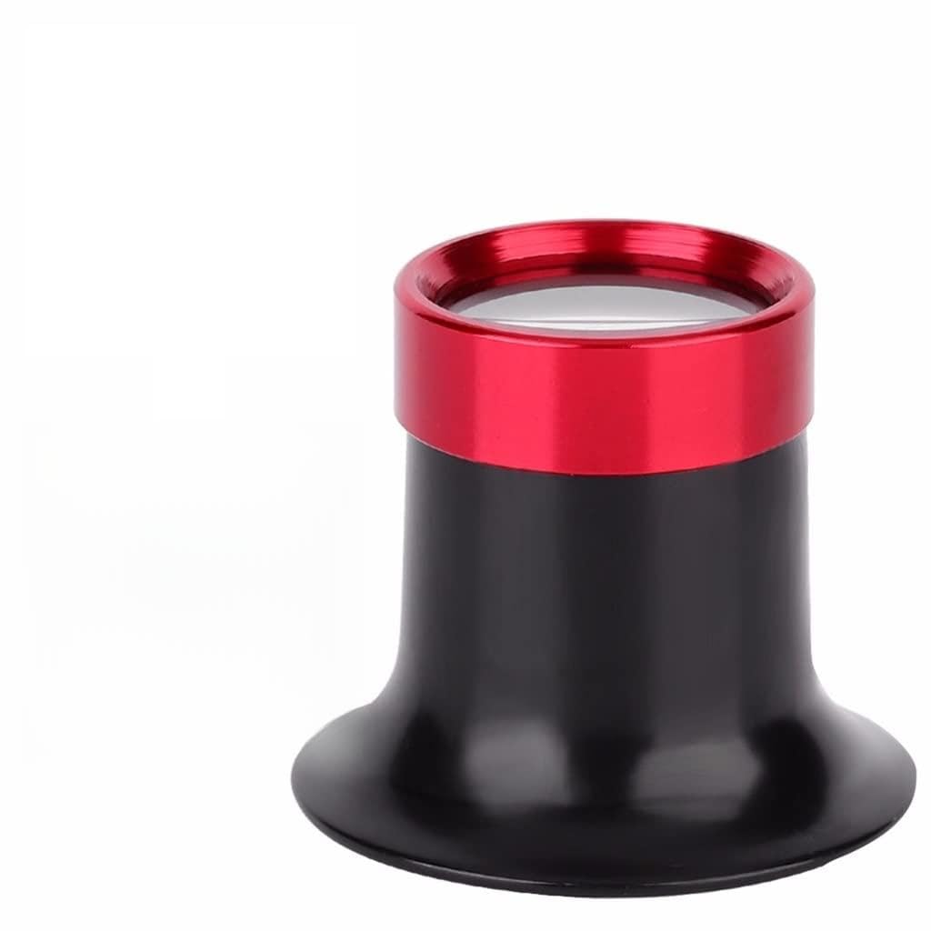 KJSHXYG 10X Eye Magnifier Loupe Jewelry Watch Repair Tool Aluminum Alloy Monocular Magnifying Glass Lens