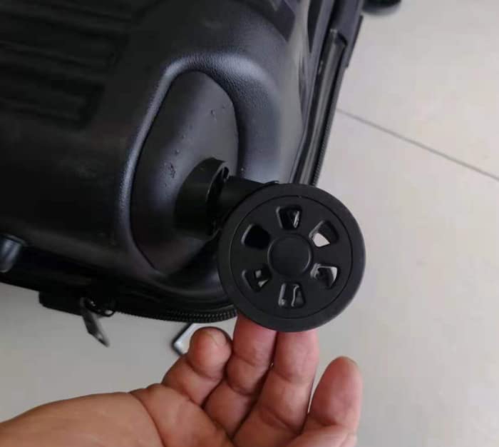 Miniatura 5 de Ruedas de repuesto para maleta de equipaje, ruedas giratorias de goma resistentes al desgaste, kit de herramientas de reparación de lujo,