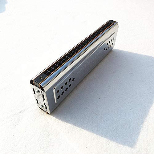 Miniatura 6 de Cisne 2 en 1 Trémolo de doble cara órgano boca órgano de boca clave de C&G 24 agujeros dobles instrumento de viento con caja acolchada paño de