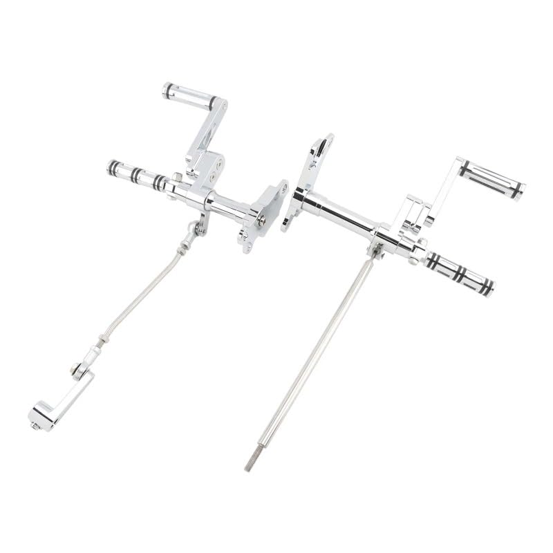 Repose-pieds commande avant aluminium chromé pour Sportster XL 883 1200 86-03