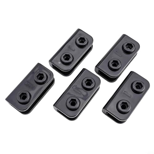 Honseadek Lot de 5 pieds rectangulaires pour tonnelle, tente, parasol, mobilier d'extérieur