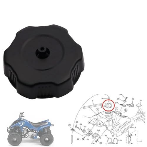 Bouchon de réservoir essence pour moto YFM 50 80 de 2002 à 2005 - 2