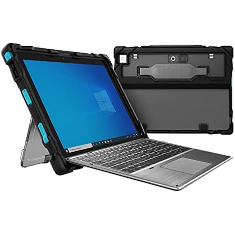 Gumdrop DropTech Laptop Case Fits Dell Latitude 12" 7200/7210 2-in-1 (Without Smart Card Reader) for Office, Travel, Business and Professionals, Rugged Bumpers for Reliable Device Protection – Black Cover