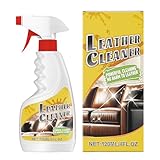 Car Leather Cleaner, 120mL Leather Cleaner and Conditioner, Furniture Salve for Shoe Jacket Refurbishing Maintenance Purse Renovation Repairing