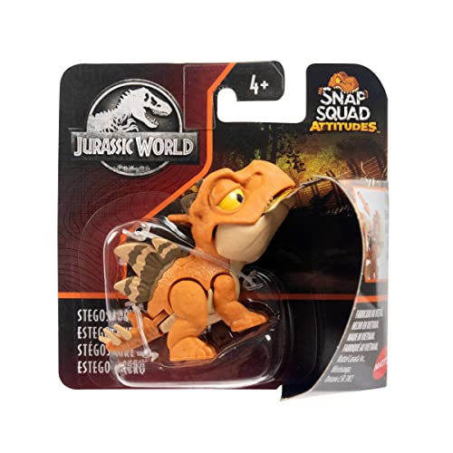 Jurassic World Snap Squad Attitudes Stegosaurus Figure by Jurassic World - Used condition - US$8.99