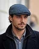 Clakllie Vintage Gatsby Flat Cap Men's Newsboy Cap Classic Cabbie Hunting Hats Ivy Irish Hat Adjustable Gatsby Driving Hat,NBAF2504-Blue - Image 2