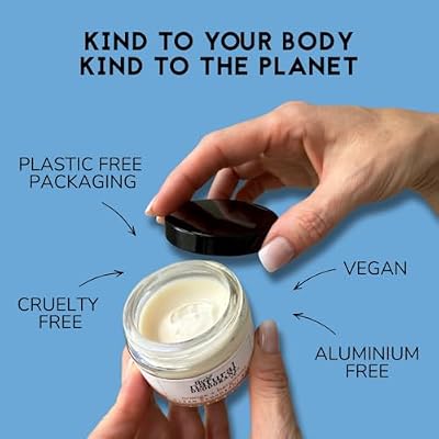 The Natural Deodorant Co, Gentle Deodorant Cream Coconut & Shea 55g, Aluminium Free, Plastic Free, Sensitive Skin