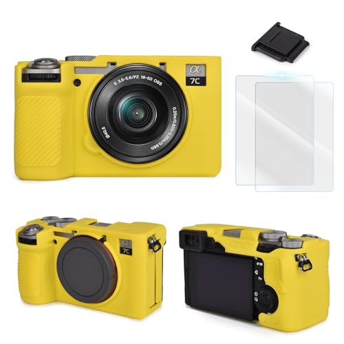 VOVMOEYA ソニー Sony α7CII/ILCE-7CM2/A7CM2との互換性ありカメラケース α7C2専用 ボディケース a7CIIシリコンカメラケース ILCE-7CM2カバー カメラA7CM2専用保護ケース A7C II A7CMark 2