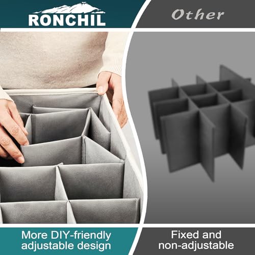 Image of 1 Pack Shoe Organizer for Closet Foldable Storage Box with Clear Cove | Fits 12-24 Pairs Boots and Heels Sneaker Sandals Stackable with Adjustable Divider Space Saving Dorm White