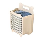 Wäschekorb - Faltbarer Wäschekorb Zur Aufbewahrung Von Kleidung Zum Waschen - Für Oberbekleidung Hemden Hosen Schals Socken Sweatshirts Röcke