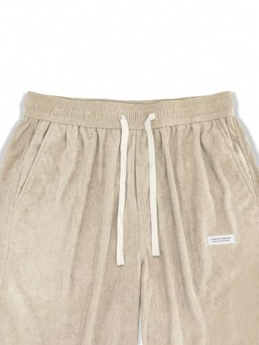 Image of ZAFUL Men's Corduroy Straight Leg Loose Fit Casual Pants